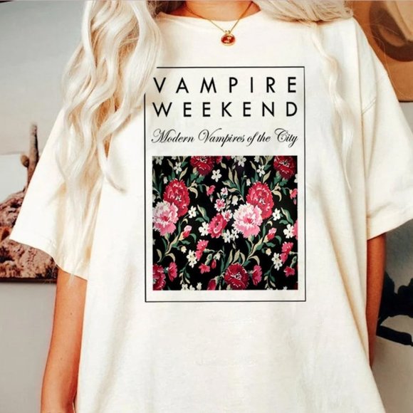 Vampire Weekend Modern Vampires Of The City Vampire Weekend Vampire W shirt col - Picture 1 of 2